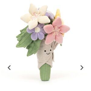 Authentic Jellycat Flower Amusable Bouquet of Flowers NWT